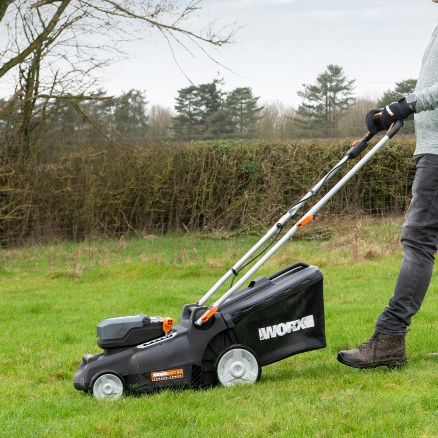 Homebase Lawn Mowers | Worx Nitro 40V Wg737E Cordless Brushless Lawn Mower