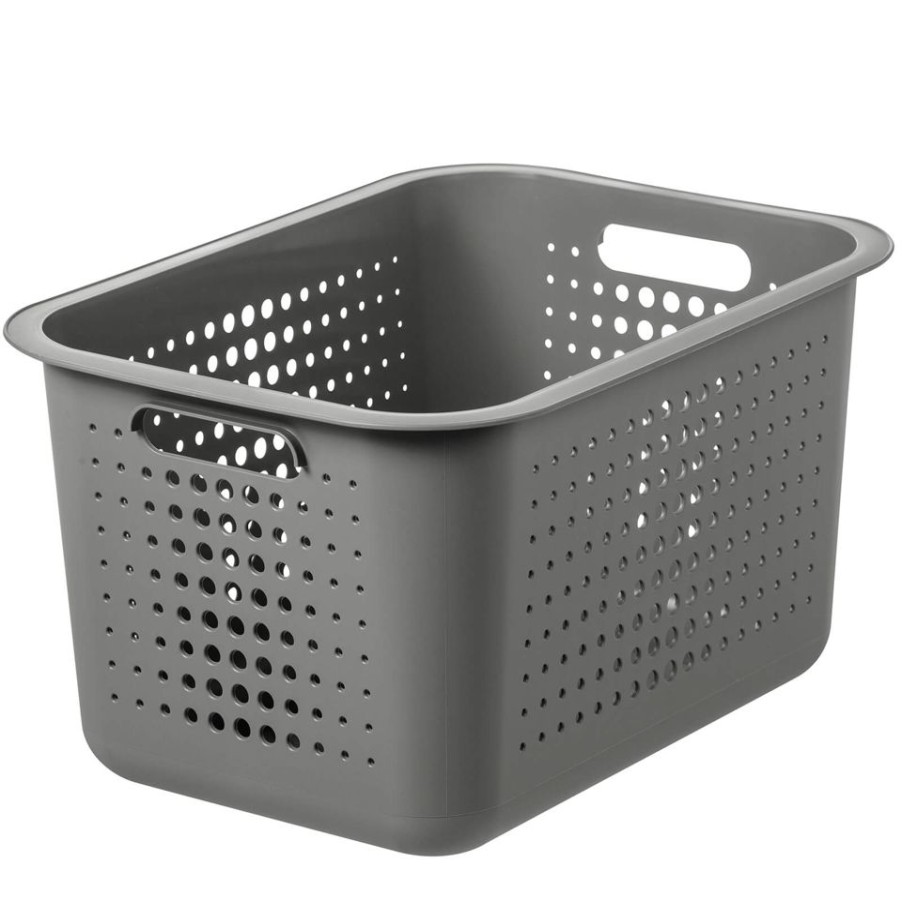 Homebase Clothes Storage | Smartstore 13L Wardrobe Basket - Taupe