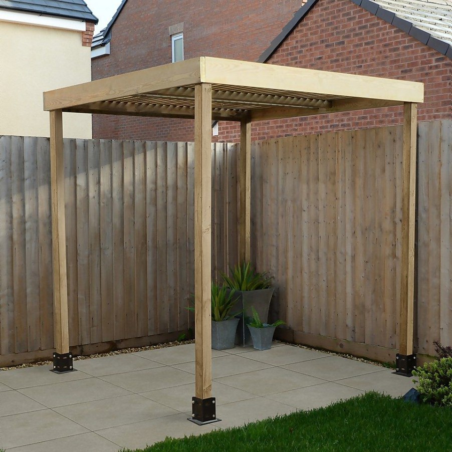 Homebase Gazebos & Marquees | Forest Garden Modular Pergola No Sides