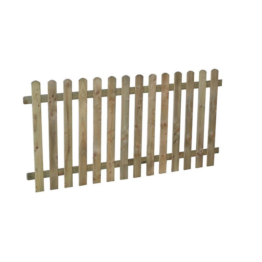 Homebase Garden Fencing | 6Ft X 3Ft (1.8M X 0.9M) Pressure Treated Heavy Duty Pale Fence Panel - Pack Of 3 (Home Delivery)