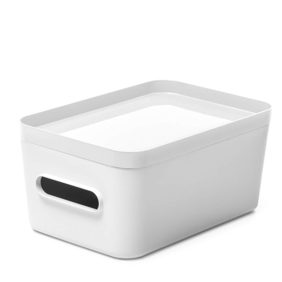 Homebase Storage Containers | Smartstore Compact M Lid - White