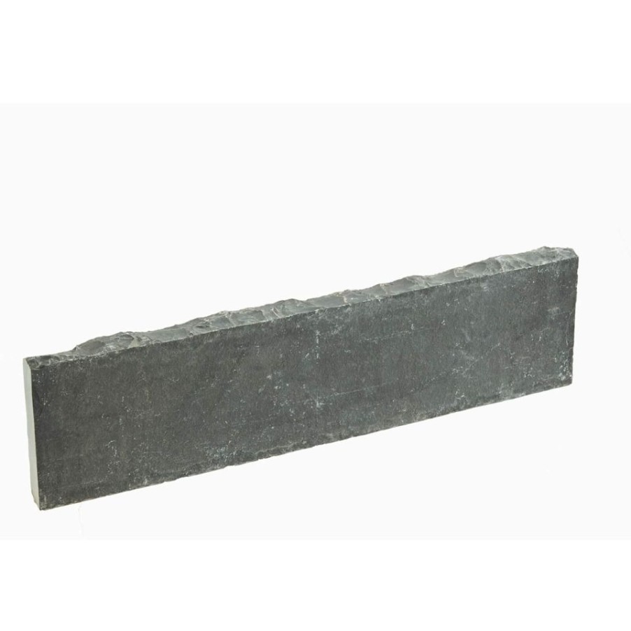 Homebase Lawn & Garden Edging | Stylish Stone Natural Stone Coping Or Edging - Charcoal