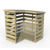 Homebase Garden Storage | Corner Log Store (Home Delivery)