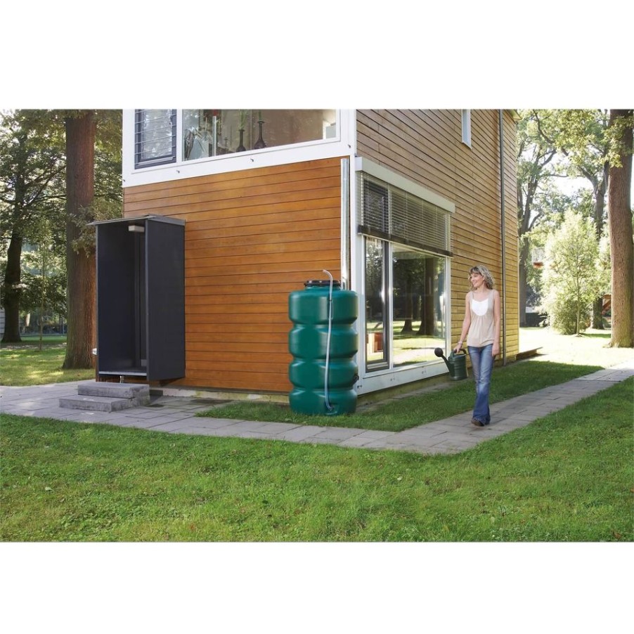 Homebase Garden Hoses & Watering | Garantia Garden Water Tank-Set - 2000L - Green