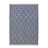 Homebase Garden Furniture Accessories | Indoor Outdoor Geo Rug - Navy - 160X230Cm