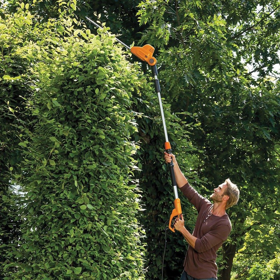 Homebase Hedge Trimmers | Flymo Sabrecut Xt Telescopic Hedge Trimmer- 48Cm