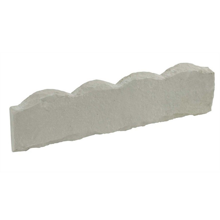 Homebase Lawn & Garden Edging | Stylish Stone Natural Stone Scalloped Garden Edging - Lakefell