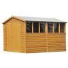 Homebase Garden Sheds | Shire 10 X 10Ft Double Door Overlap Garden Shed