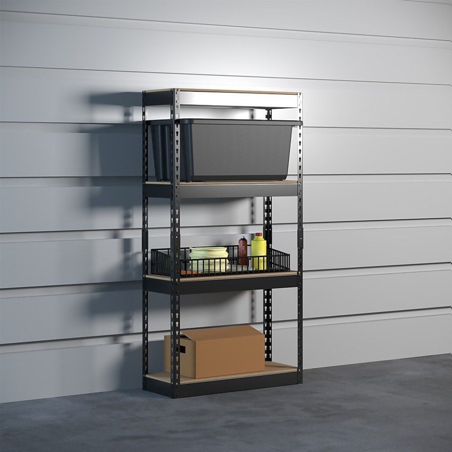 Homebase Storage & Home Deals | Handy 4 Mdf Shelf Storage Unit 50Kg - 710 X 1370 X 300Mm