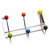 Homebase Hallway Furniture | Coloured Ball Over The Door Coat Hook