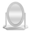 Homebase Mirrors | Oval Dressing Table Mirror - White