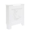 Homebase Hallway Furniture | Children'S Radiator Cover With Mermaid Design In White