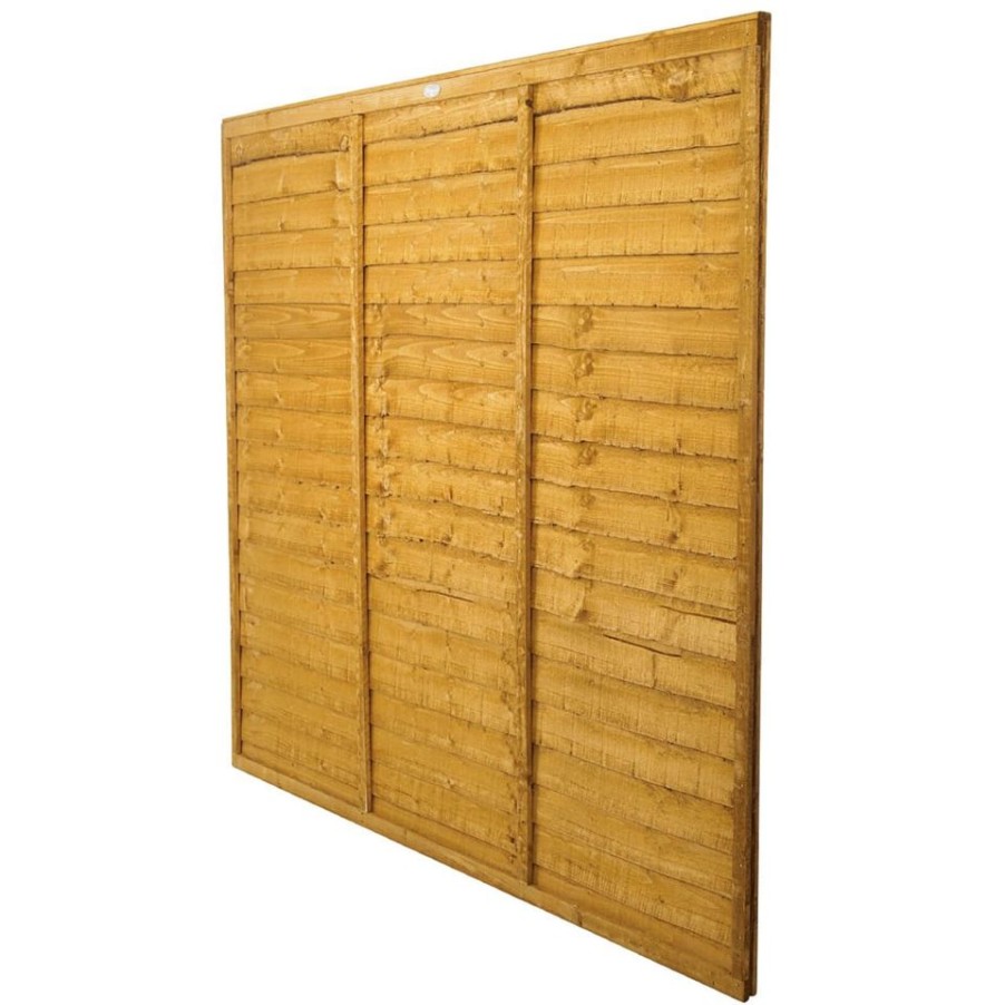 Homebase Garden Fencing | Forest Larchlap Lap 0.9M Fence Panel - Pack Of 4