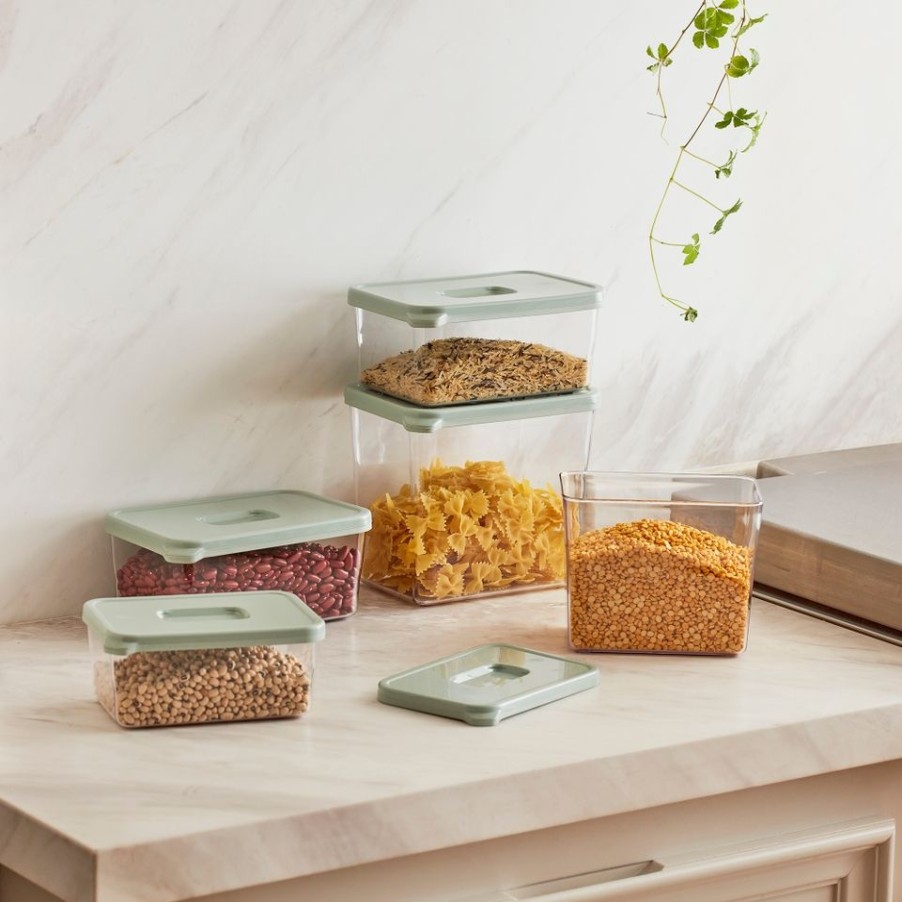 Homebase Storage Containers | Plastic Storage Container - 3.5L - Sage