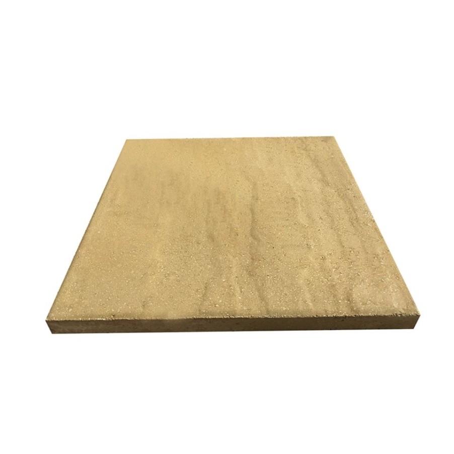 Homebase Paving Stones & Slabs | Stylish Stone Hereford Paving Riven 450 X 450Mm Gold - Full Pack Of 60 Slabs