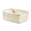 Homebase Storage Containers | Jute Small Recycled Storage Basket - 5L White