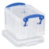 Homebase Storage Containers | Really Useful Storage Box - Clear - 0.3L