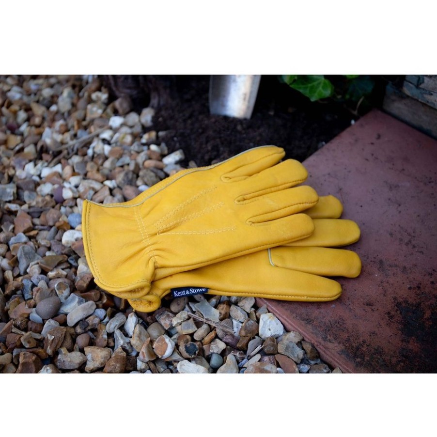 Homebase Garden Hand Tools | Kent & Stowe Luxury Leather Gloves - Large