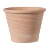 Homebase Plant Pots | Vasum Duo Terracotta & White Pot - 25Cm