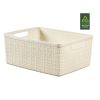 Homebase Storage Containers | Jute Medium Basket - 12L - Off White