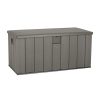 Homebase Garden Storage | Lifetime 568L Outdoor Storage Deck Box - Rough-Cut Brown