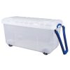 Homebase Storage & Home Deals | Really Useful Heavy Duty Storage Trunk - 160L - Clear