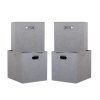 Homebase Cube Storage | Clever Cube Inserts - Set Of 4 - Silver