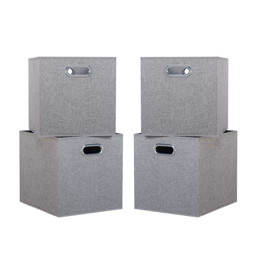 Homebase Cube Storage | Clever Cube Inserts - Set Of 4 - Silver