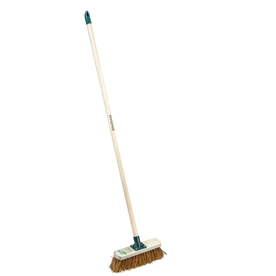 Homebase Garden Hand Tools | Homebase Soft Coco Wooden Broom 30Cm