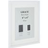 Homebase Photo Frames | Grace Picture Frame 8 X 6 - White