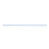 Homebase Shelving Brackets | Single Slot Upright Wall Strip - White - 150Cm