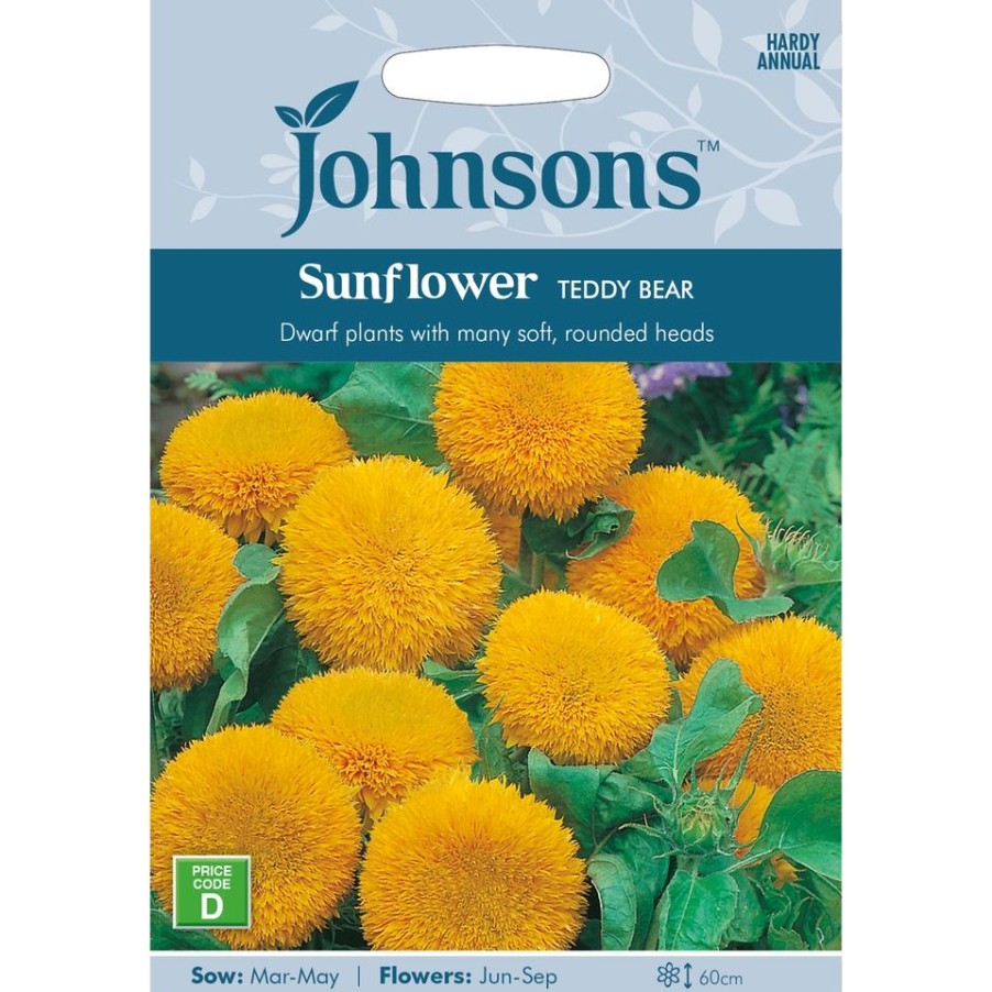 Homebase Seeds | Sunflower Teddy Bear Seeds