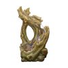 Homebase Water Features | Stylish Fountain Knotted Willow Falls Water Feature With Leds