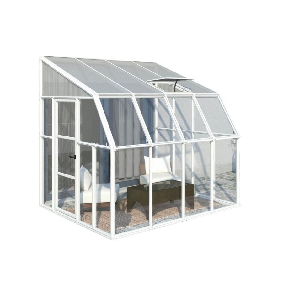 Homebase Garden Buildings | Palram 8 X 8Ft Clear Canopia Sun Room