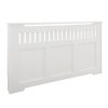 Homebase Hallway Furniture | Lloyd Pascal Radiator Cover With Shaker Style In White - Large