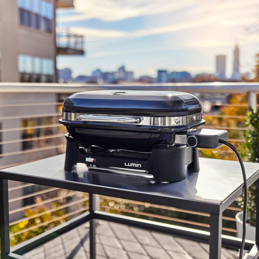 Homebase Bbqs | Weber Lumin Compact Electric Bbq - Black