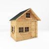 Homebase Garden Buildings | Mercia 7Ft X 5Ft Swiss Cottage Double Storey Playhouse