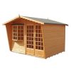 Homebase Garden Buildings | Shire 10 X 6Ft Sandringham Double Door Summerhouse - Including Installation