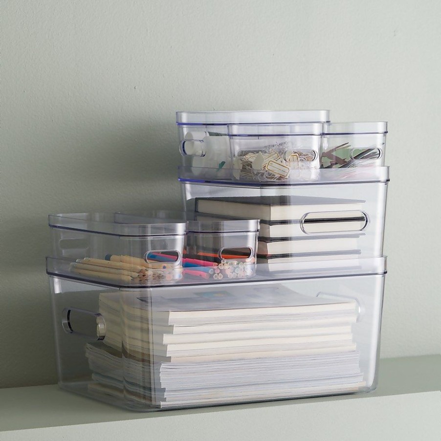 Homebase Storage Containers | Smartstore Compact Clear Storage Box - Large