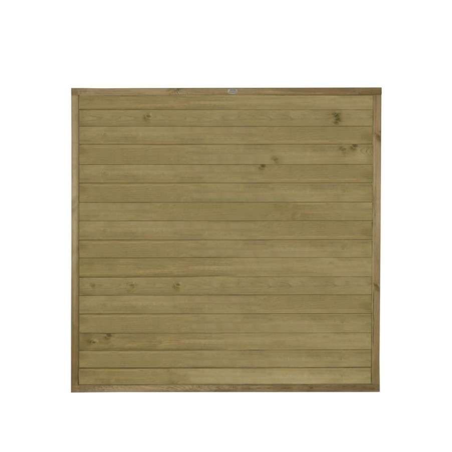 Homebase Garden Fencing | Horizontal Tongue & Groove Fence Panel - 6Ft - Pack Of 4