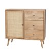 Homebase Living Room Furniture | Kubu Rattan Small Sideboard