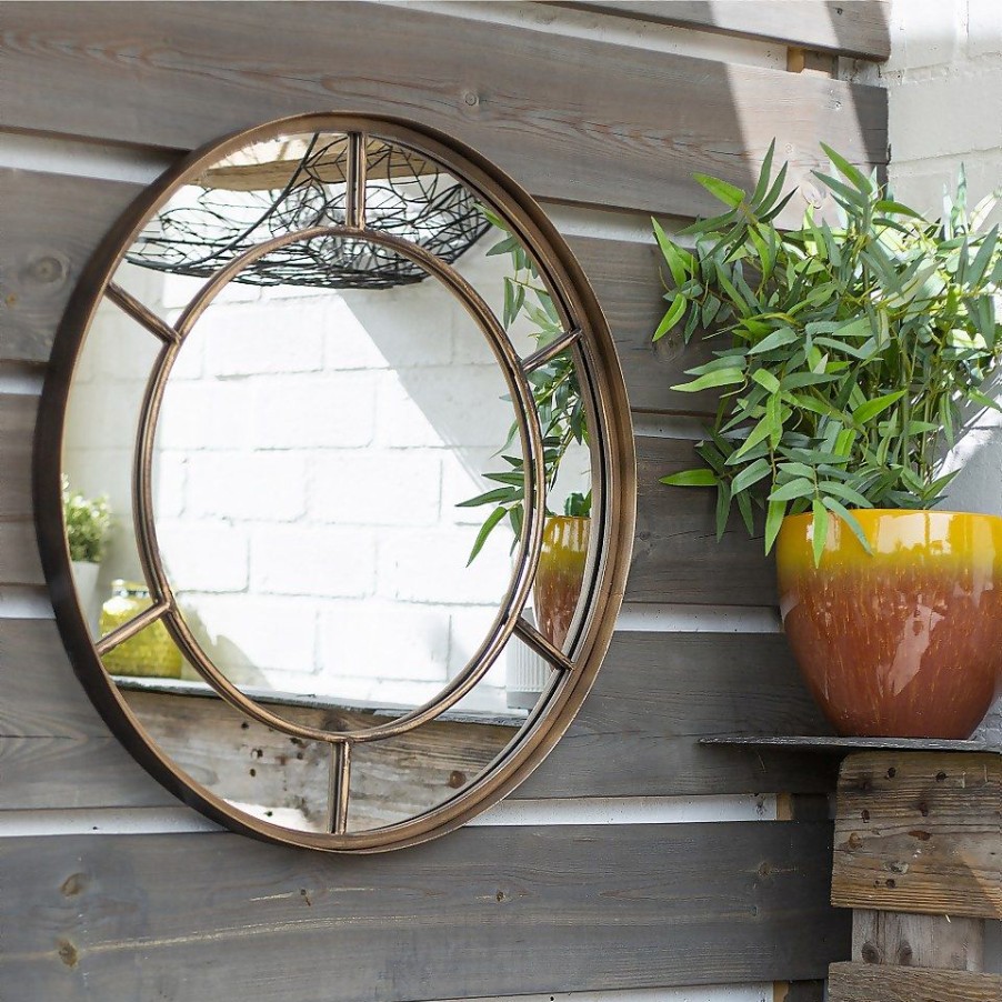 Homebase Mirrors | Valencia Outdoor Garden Mirror - 60Cm