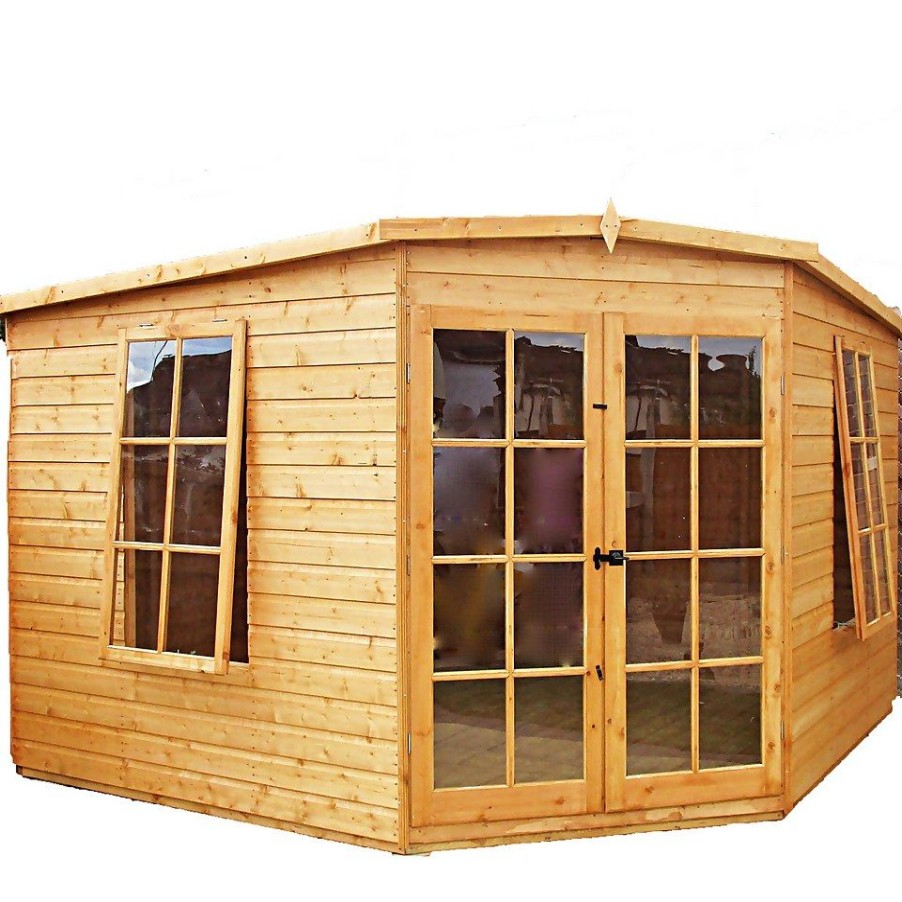 Homebase Garden Buildings | Shire 10 X 10Ft Hampton Double Door Summerhouse