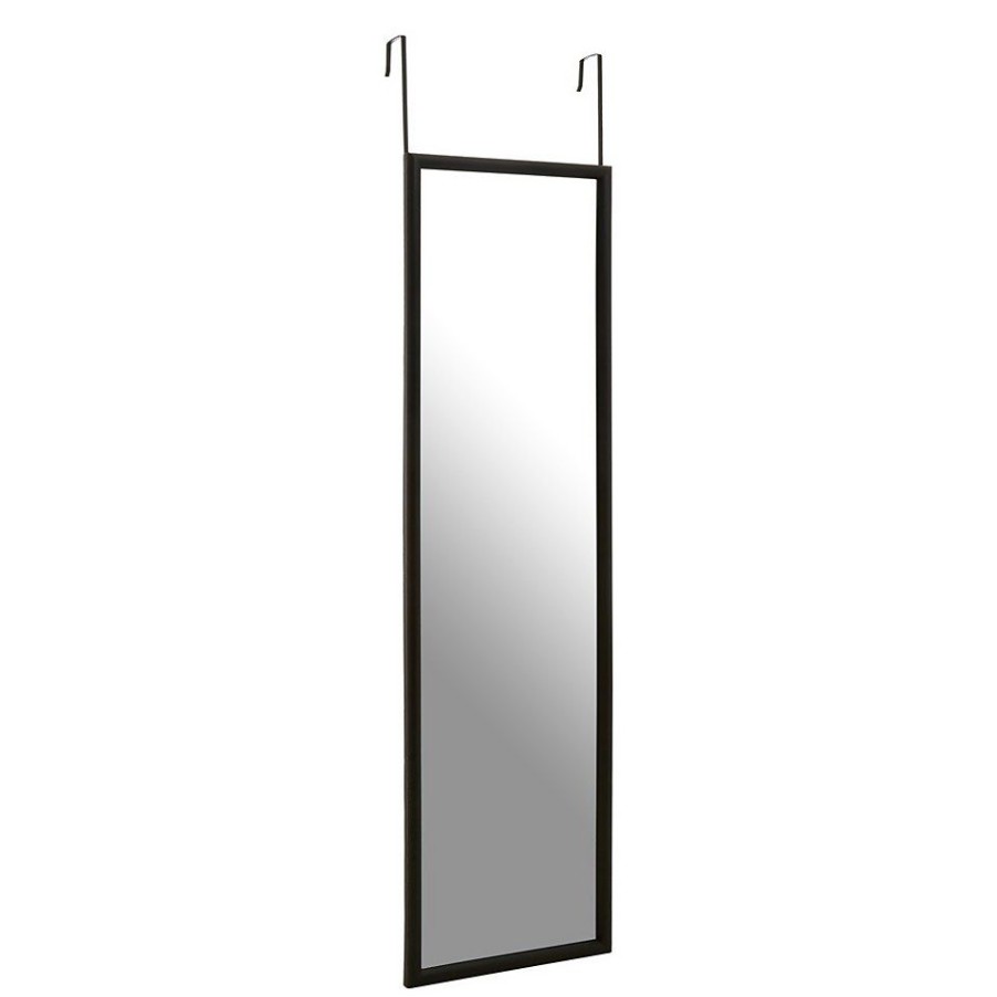 Homebase Mirrors | Over Door Hanging Mirror - Grey - 33.5X124Cm