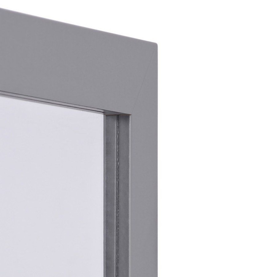 Homebase Mirrors | Over Door Hanging Mirror - 120X30Cm - Grey