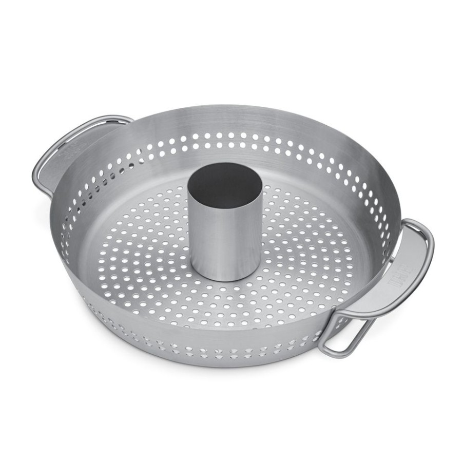 Homebase Bbq Accessories | Weber Poultry Roaster Fits Gourmet Bbq System - Stainless Steel