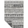 Homebase Rugs | Duo Weave Indoor/Outdoor Rug - Tribal Black - 160X230Cm