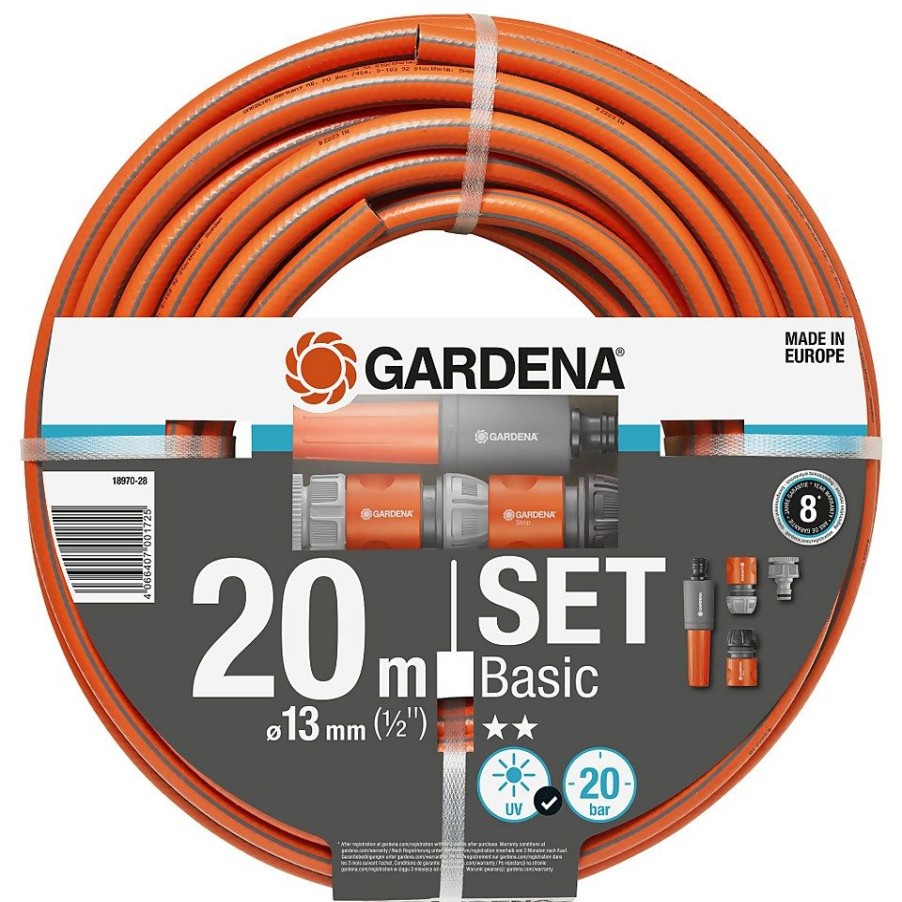 Homebase Garden Hoses & Watering | Gardena 20M Basic Hose Set