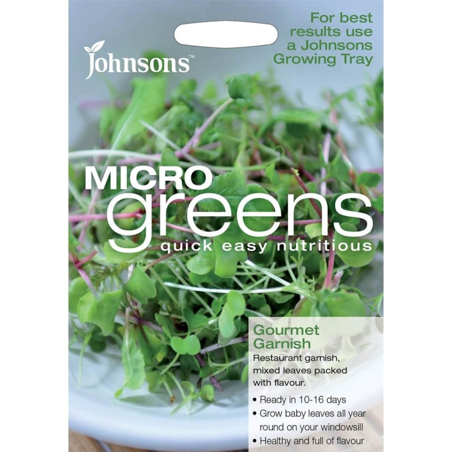 Homebase Seeds | Johnsons Micro Greens Gourmet Garnish Seeds