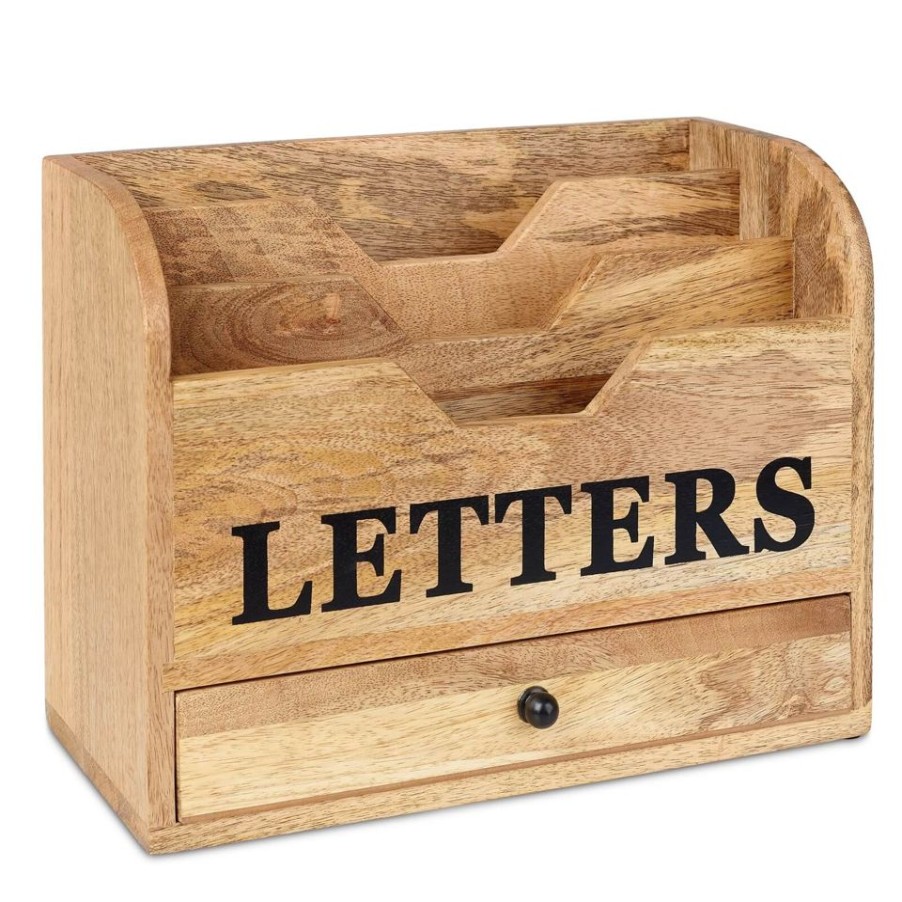 Homebase Office Furniture | Wood Letter Holder